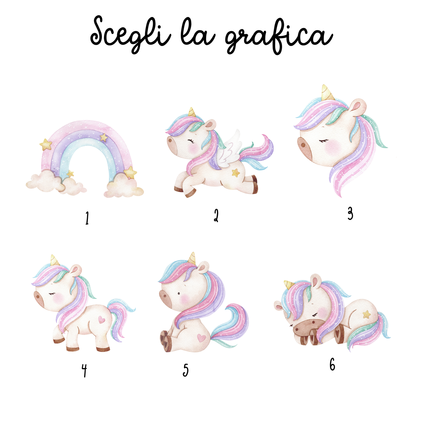 Zainetto Asilo Nido e materna personalizzato - UNICORNO