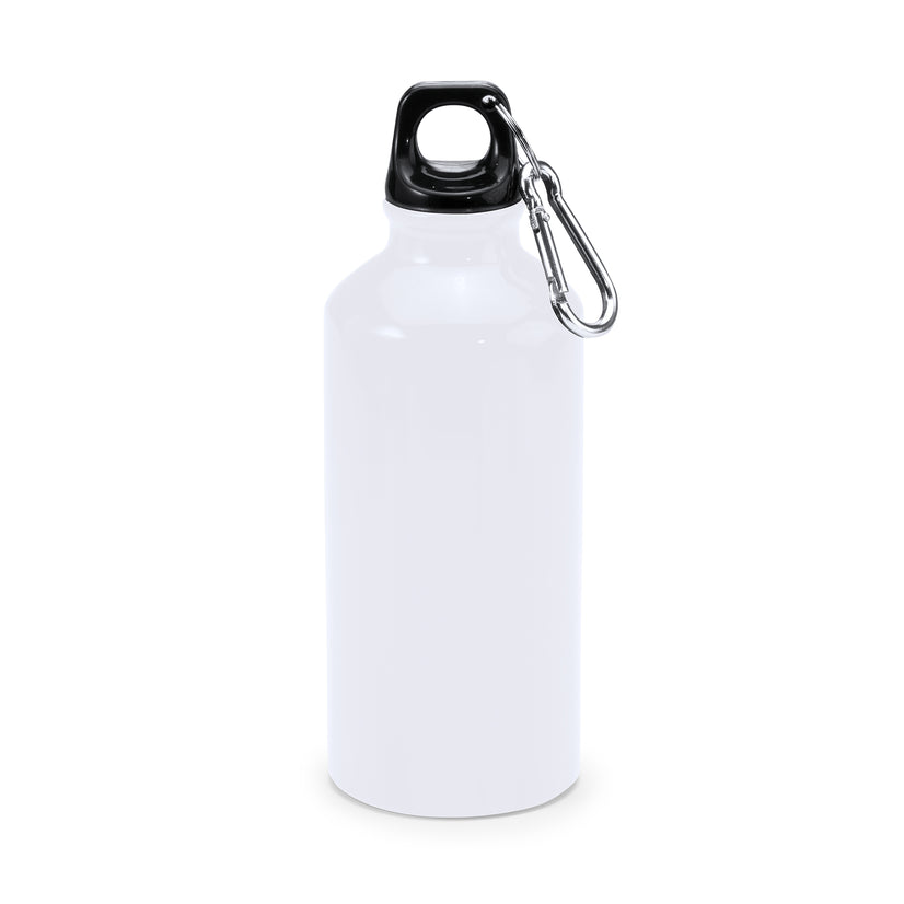 10 Borracce in alluminio con moschettone 400 ml SUBLIMAZIONE