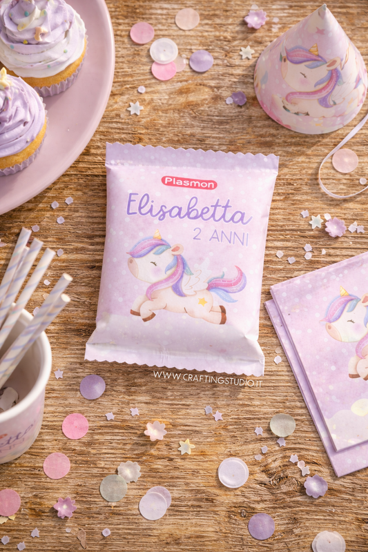 Plasmon tema Unicorno – Party Kit Compleanno Bambina