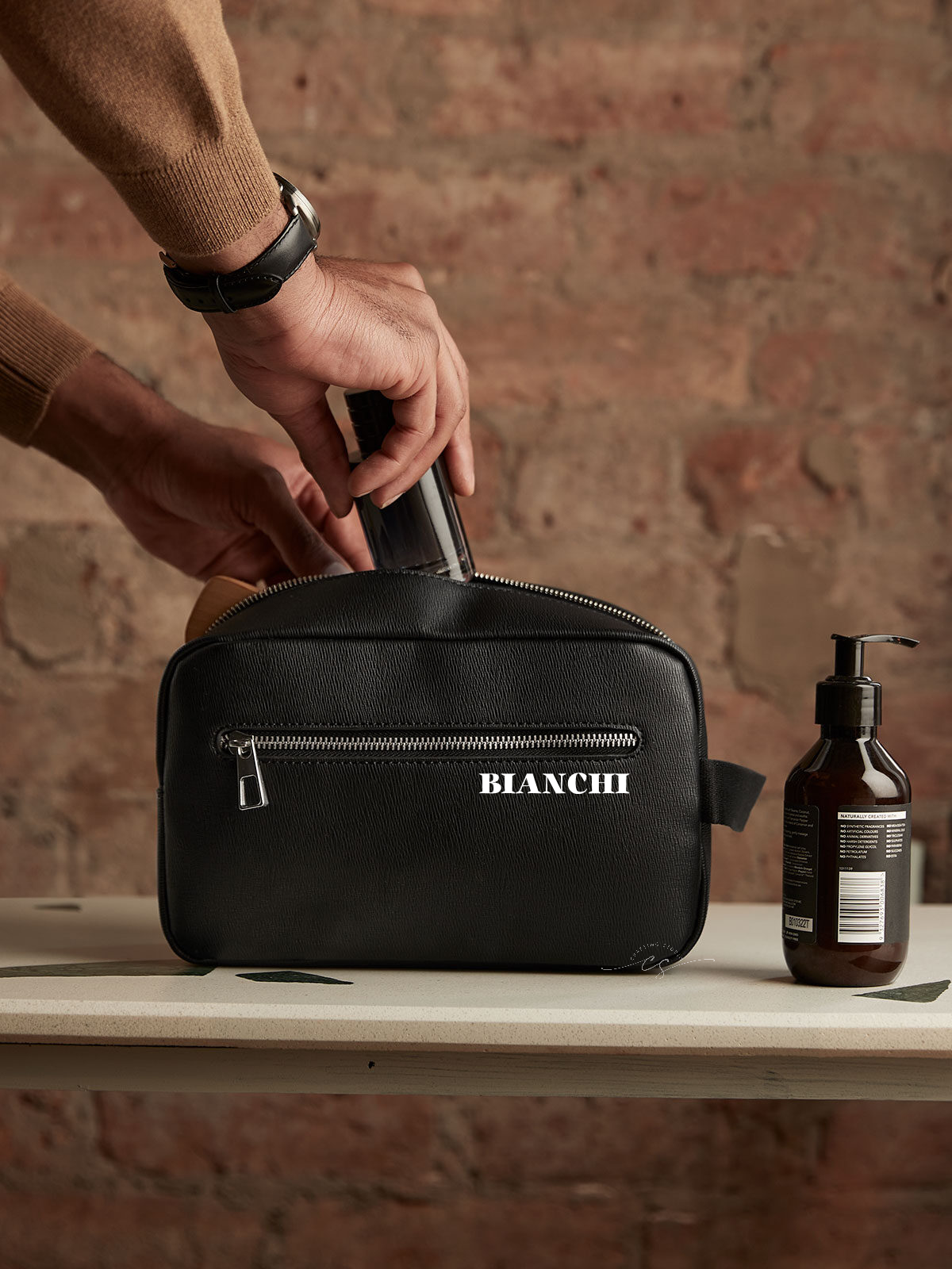 Beauty case uomo personalizzato