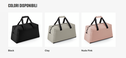 Borsa da Viaggio Personalizzata con Iniziali – Weekend Bag, Borsa Palestra Donna Regalo Personalizzato