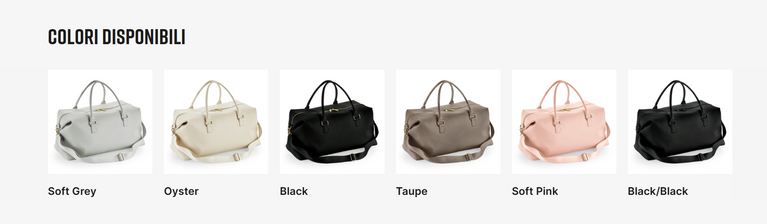 Borsa da Viaggio Personalizzata Iniziali Nome | Borsone Week end Elegante | Regalo Nozze Testimoni Lui Lei damigella d onore |