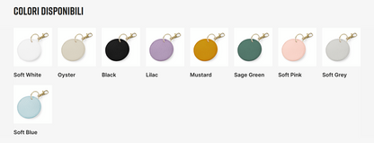 Portachiavi personalizzato con iniziali e cuoricino glitter oro