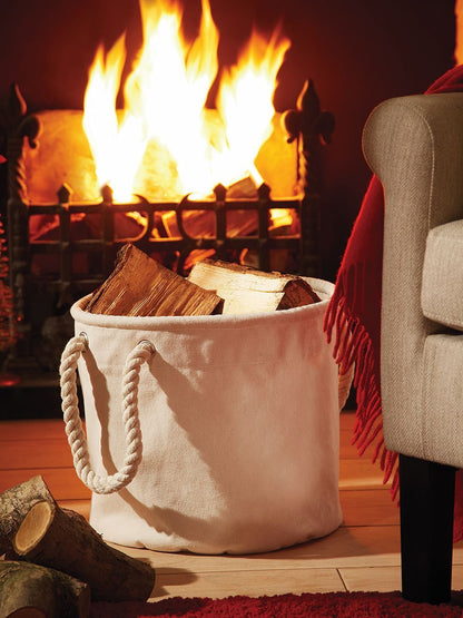 3 Cesta porta giochi in 100% cotone canvas