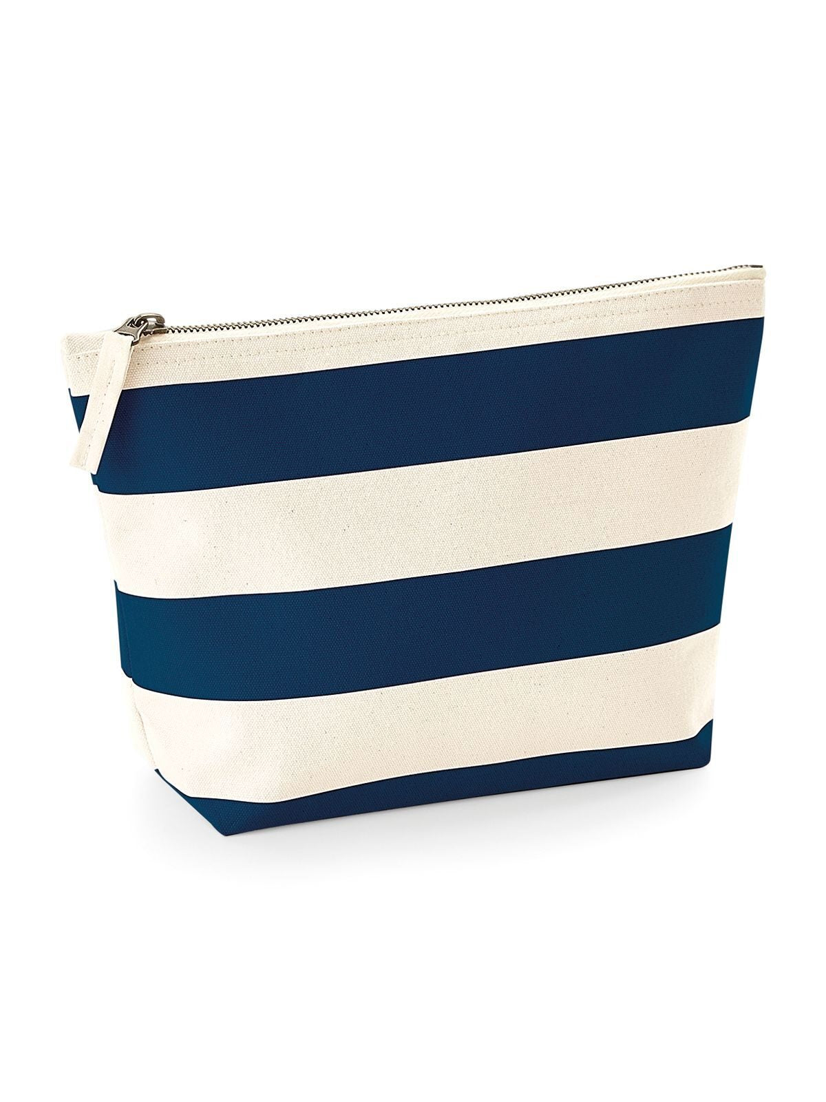 3 Astuccio stile nautico a righe 100% cotone canvas