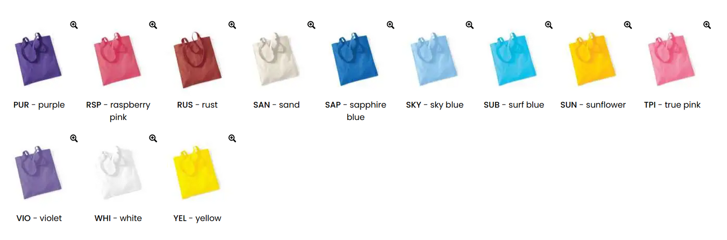 10 Shopper Arcadia ( 48 colorazioni )