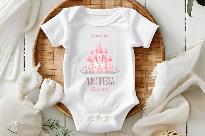 Body manica corta PRINCIPESSA