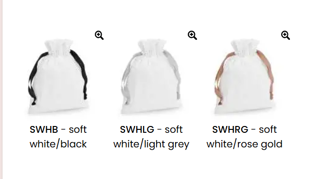 10 Sacca bomboniera ( 3 colorazioni - 3 misure )