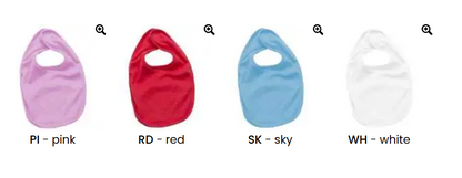 10 Bavaglino liscio ( 4 colorazioni )