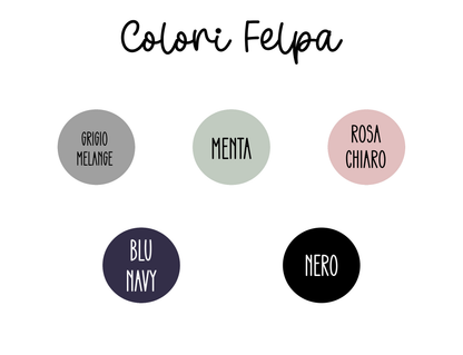 Felpa bambino personalizzata con nome