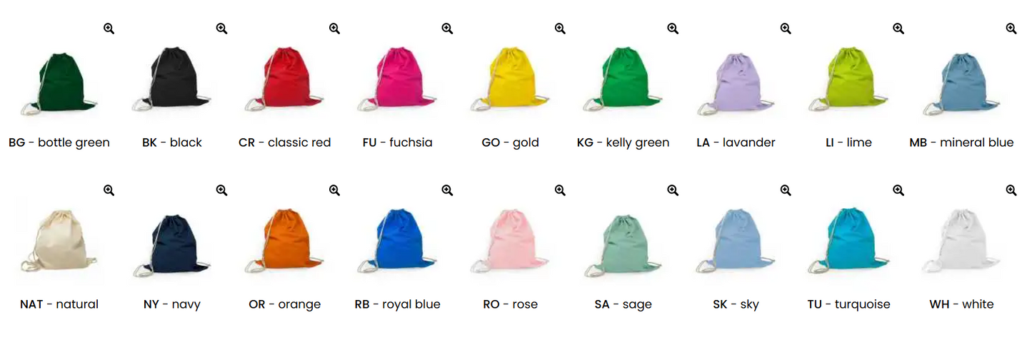 10 Sacca Cassiopea ( 18 colorazioni )