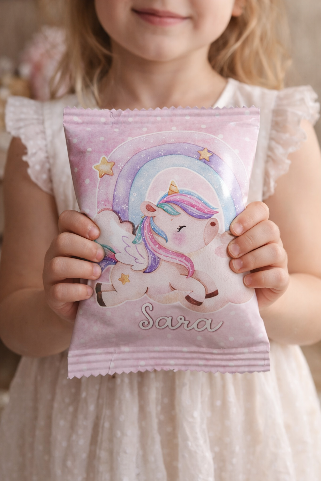 Patatine Personalizzate Tema Unicorno – Party Kit Compleanno Bambina