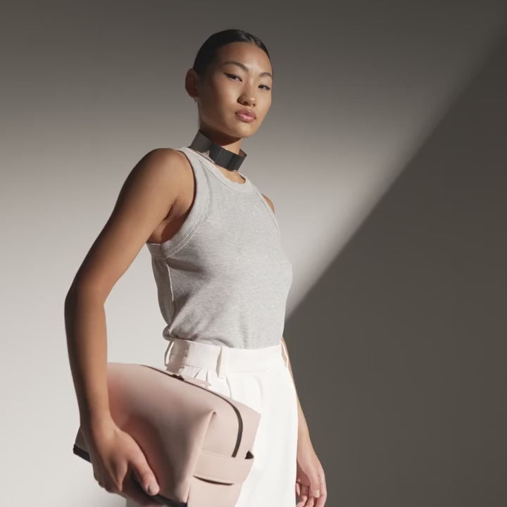 Beauty case personalizzata con nome, borsa con iniziali, borsa per il trucco, borsa vegana  damigella d'onore, borsa per la festa del papà