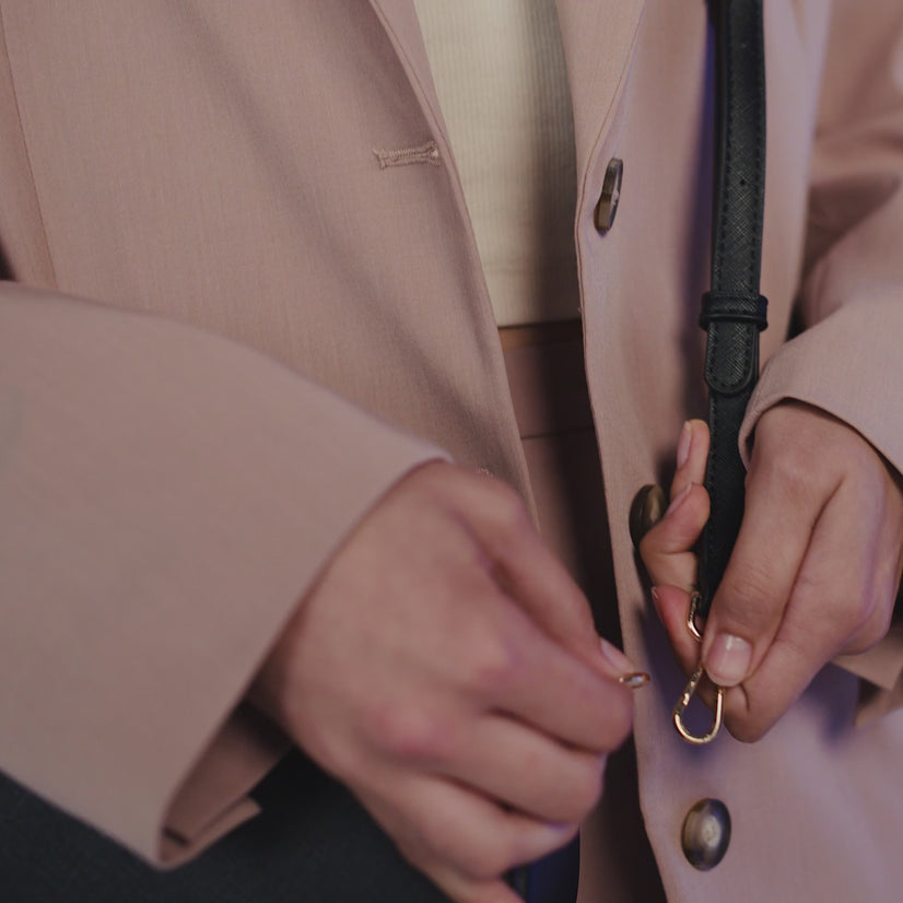 Borsa a tracolla personalizzata con iniziali – Borsa donna elegante in pelle vegana – Idea regalo compleanno, damigelle, mamma