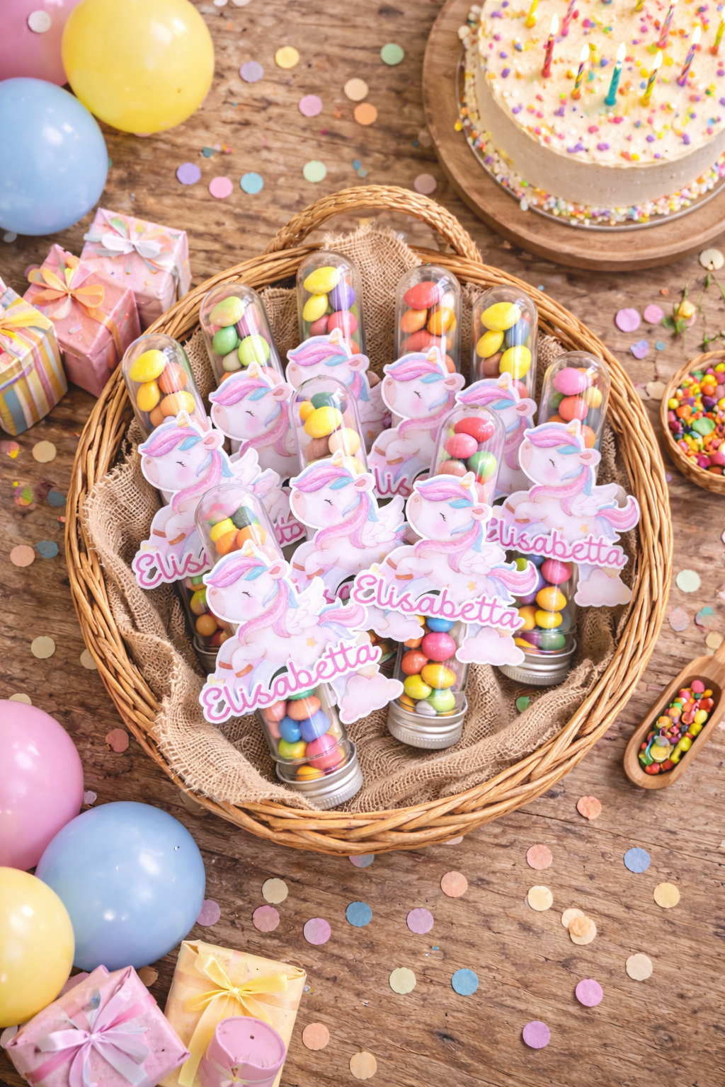 Provetta Smarties Personalizzata