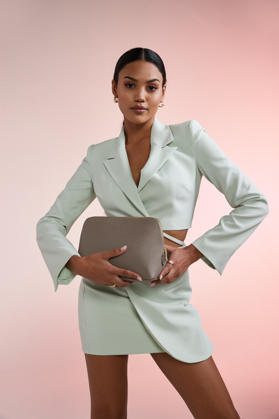 Pochette Personalizzata in Simil Pelle PU | Regalo Aziendale Elegante | Gadget Promozionale | Logo o Iniziali | Regali Dipendenti